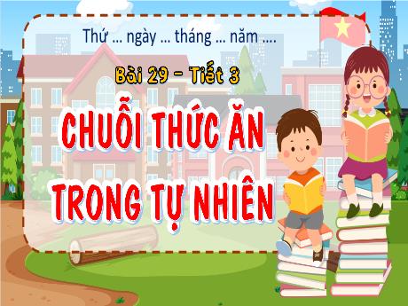 Bài giảng Khoa học 4 - Bài 29: Chuỗi thức ăn trong tự nhiên (Tiết 3) - Cao Thị Thủy