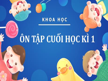 Bài giảng Khoa học 4 - Ôn tập cuối học kì I - Hà Thị Lê Na