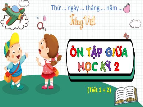 Bài giảng Tiếng Việt 4 - Ôn tập và đánh giá cuối học kì II (Tiết 1+2) - Cao Thị Thủy