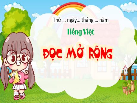Bài giảng Tiếng Việt Lớp 4 - Đọc mở rộng - Cao Thị Thủy