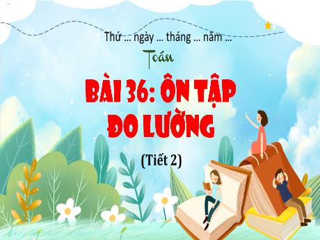 Bài giảng Toán 4 - Bài 36: Ôn tập đo lường (Tiết 2) - Cao Thị Thủy